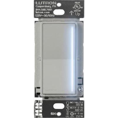 (RadioRa3) Atenuador táctil Sunnata Dimmer PRO color pebble, requiere 