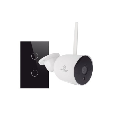 (Wifi) KIT 1 camara Wifi y 1 apagador inteligente Wifi