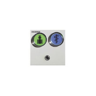 MODULO DE 2 BOTONES ILUMINADOS (VERDE Y AZUL) CON JACK DE 3,5MM PARA P