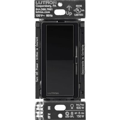 (Caseta Wireless) Atenuador de pared. Aumenta/Disminuye Intensidad de 
