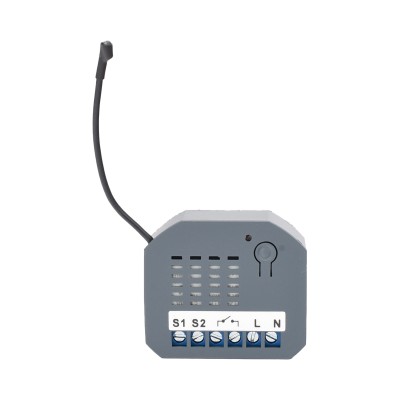 (ZWAVE) Micro modulo On/Off , para 1 circuito, doble control