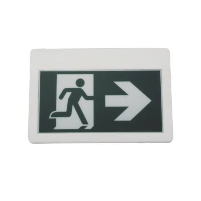 Letrero LED de Señalización de salida "Hombre Corriendo"/ Alto brillo 