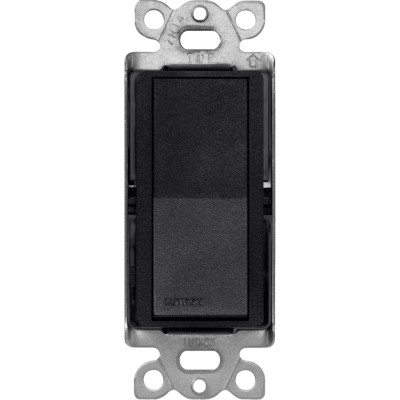 Interruptor Claro, 3 Hilos, 15A, Color Negro