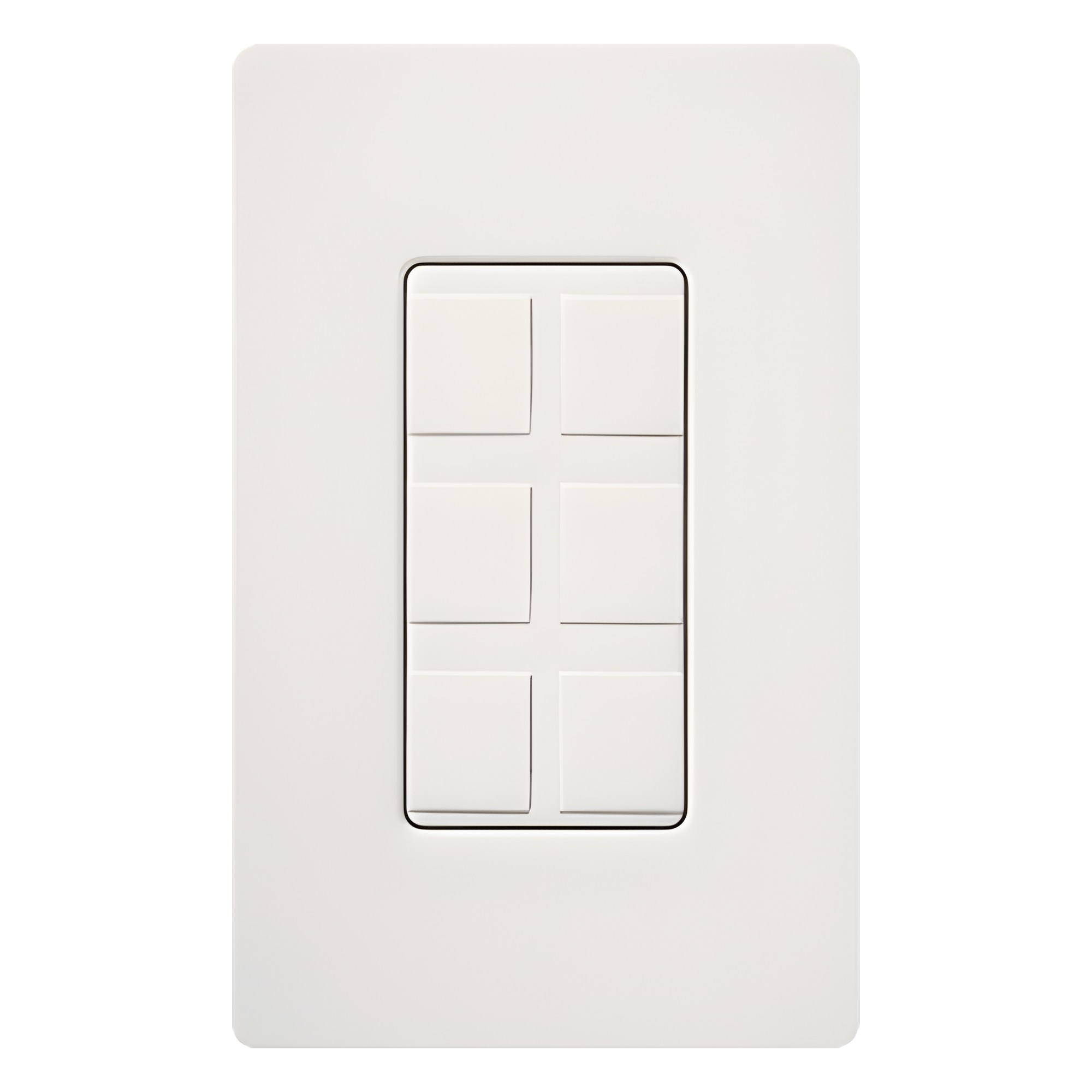 Caja de pared para contactos varios, 6 mini espacios.