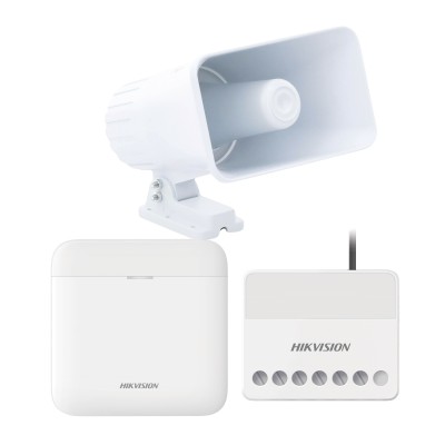 (AXPRO) KIT de alarma AX PRO con sirena cableada 30W / Incluye: 1 Hub 