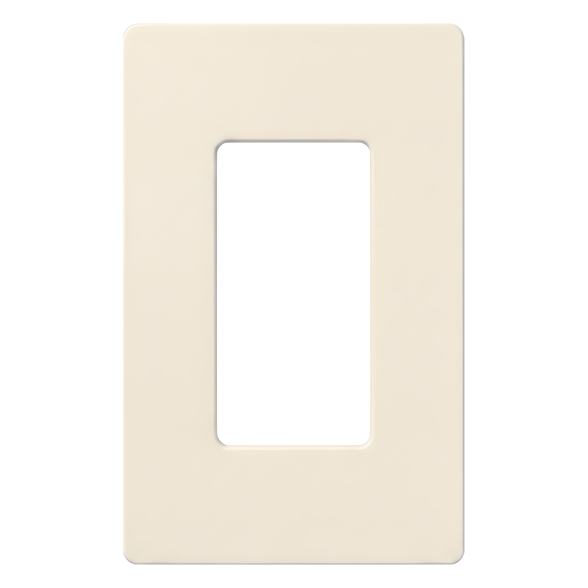 Tapa Color Biscuit para interruptor o dimmer Lutron, 1 gang, limpio y 
