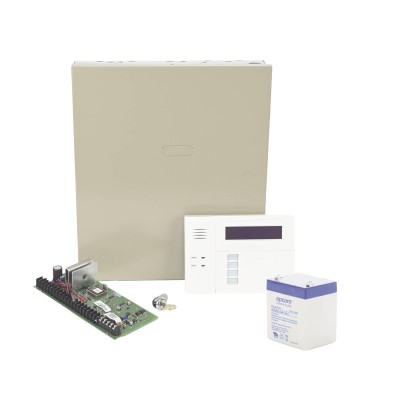 Kit de Panel de Alarma VISTA48LA con Gabinete, Teclado programador y B
