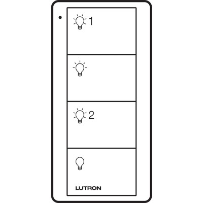 Control PICO 4 botones, 2 grupos, complemente con un atenuador o switc