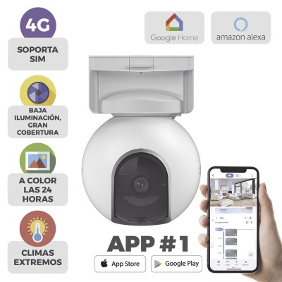Camara de Batería Recargable  / 4G Multicarrier /  3 Megapixel / Compa