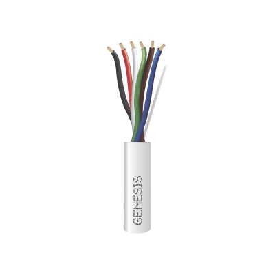 Carrete de 305 Metros (1000 Pies) / Cable de Cobre / 6 x 18 AWG / Plen