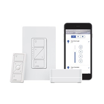 (Caseta Wireless) Kit Hub controlador, atenuador (dimmer), control y t