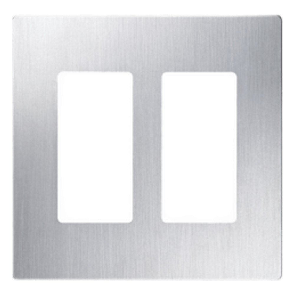 Tapa Color tipo metálico Satin para interruptor o dimmer Lutron, 2 gan