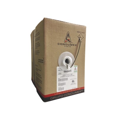 Caja de 305 Metros (1000 Pies) / 4 X 24 AWG / Cable Telefónico EK-TEL-