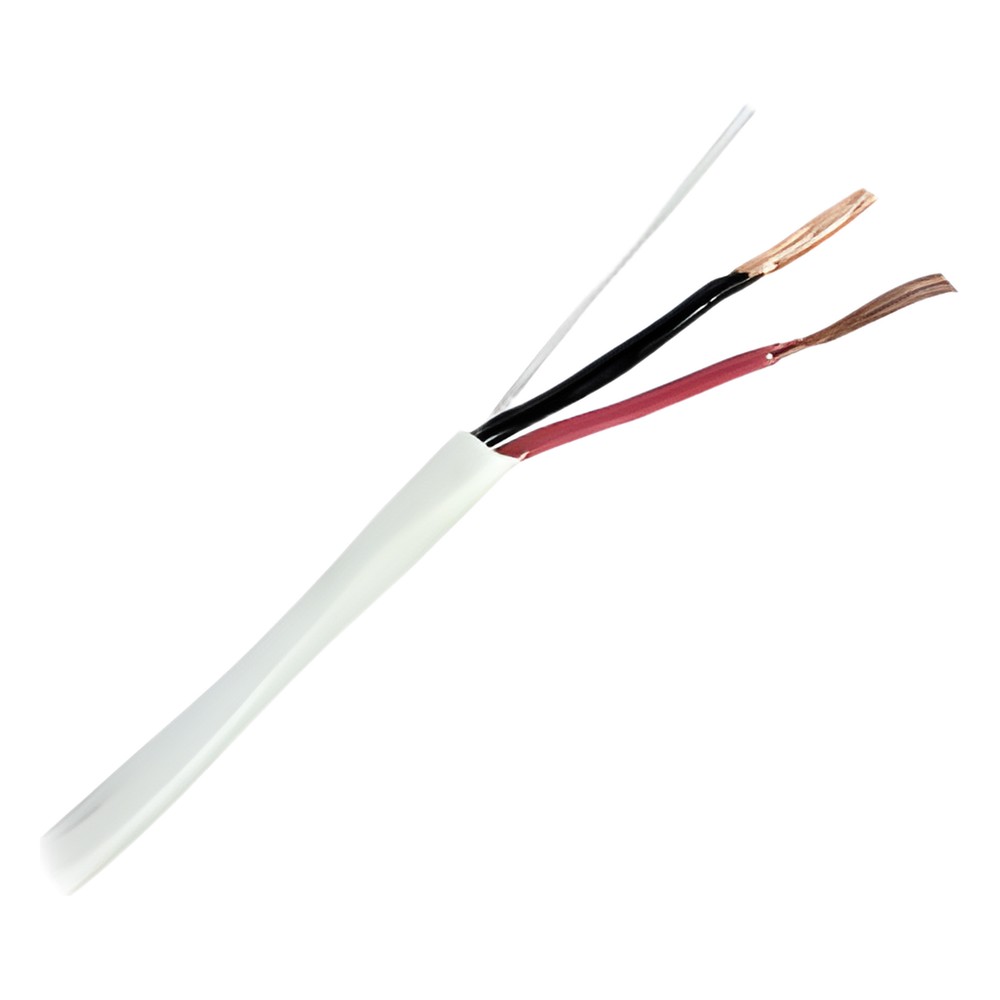 Bobina de 305 Metros (1000 Pies) / 2 x 18 AWG / Cable / Blanco / Para 
