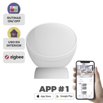 Sensor de Movimiento PIR Inteligente / Inalámbrico / Compatible con HU