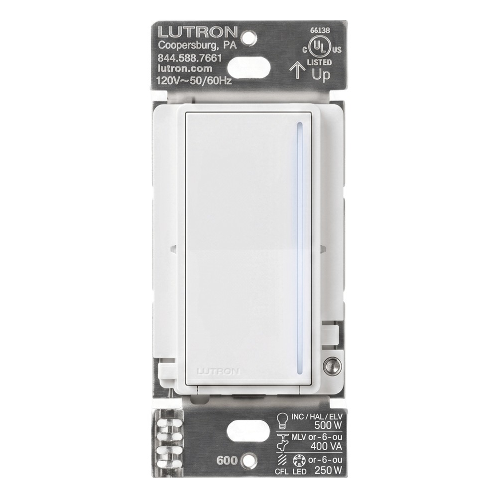 (RadioRa3) Atenuador  táctil Sunnata Dimmer PRO color blanco, requiere