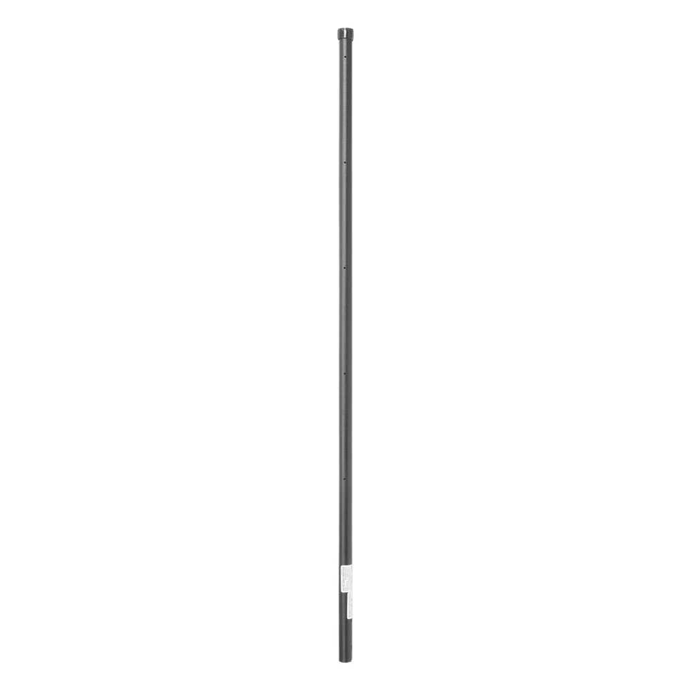 Poste de Esquina Negro de 1.2m para Cerca Electrificada de Tubo Galvan
