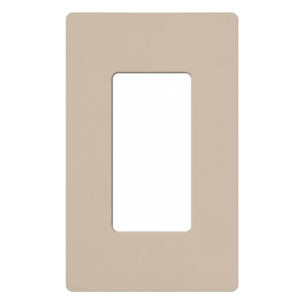 Tapa Color Taupe para interruptor o dimmer Lutron, 1 gang, limpio y mo