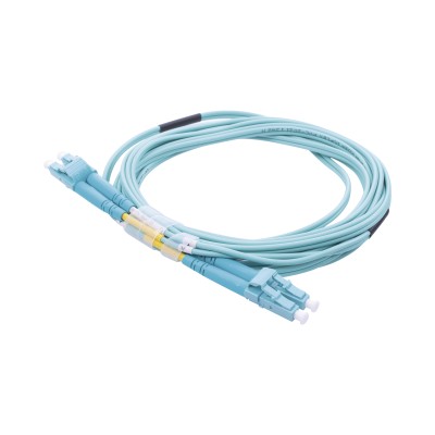 Jumper de Fibra Óptica Multimodo OM3 50/125 LC-LC OFNR (Riser), 2.0 mm