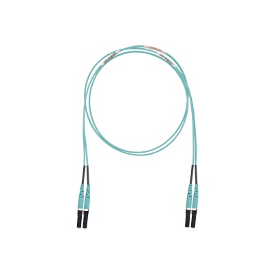 Jumper de Fibra Optica Multimodo 50/125 OM3, LC-LC Duplex, LSZH (Cero 