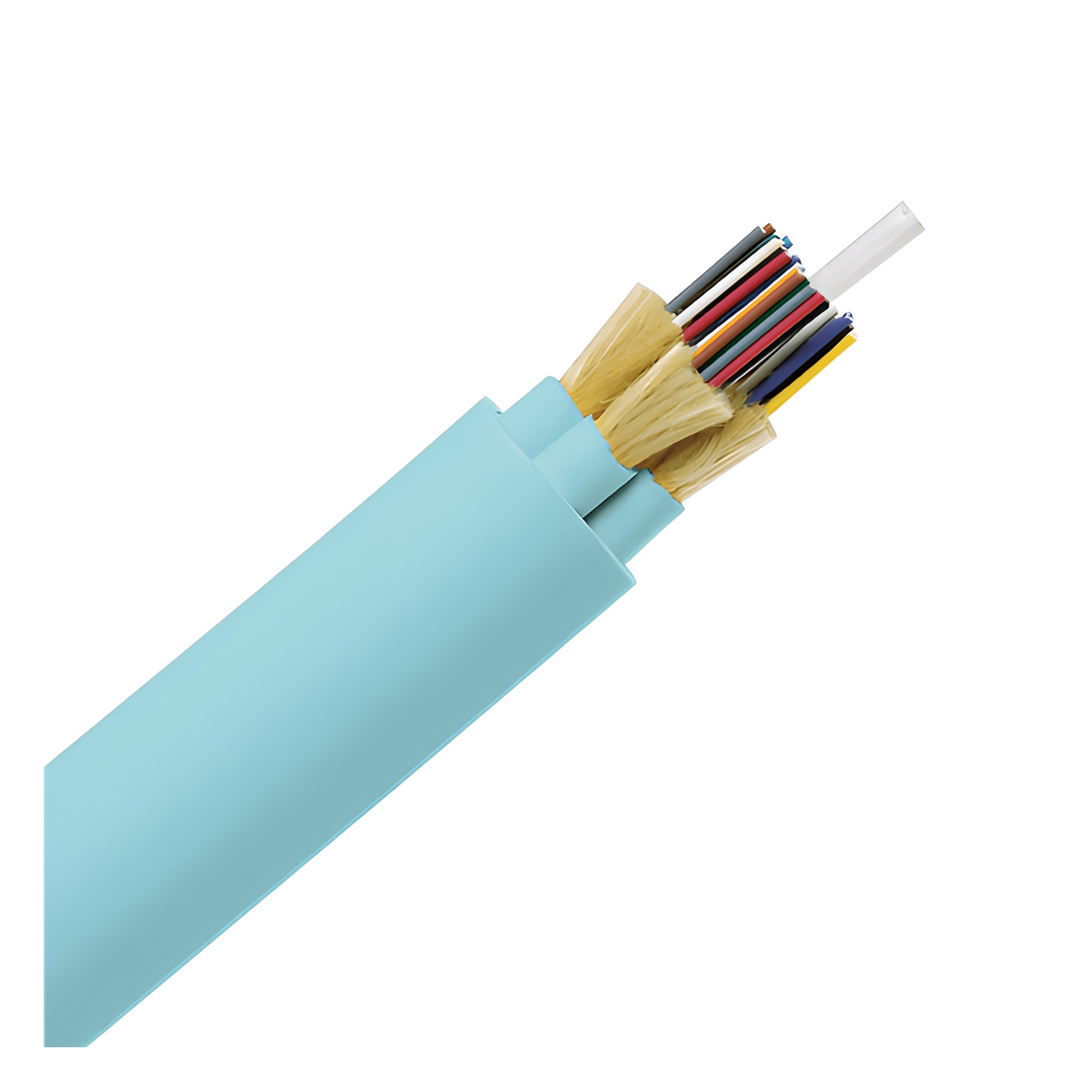Cable de Fibra Óptica de 48 Hilos, Multimodo OM3 50/125 Optimizada, In