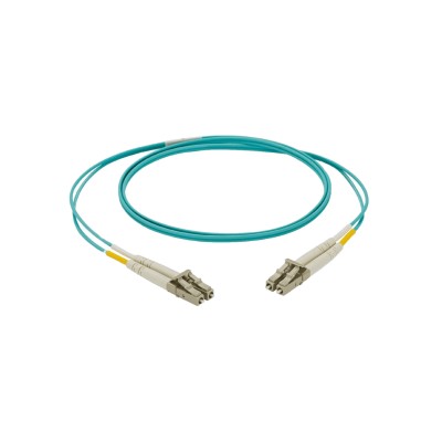 Jumper de Fibra Optica Multimodo 50/125 OM4, LC-LC Duplex, LSZH, Color