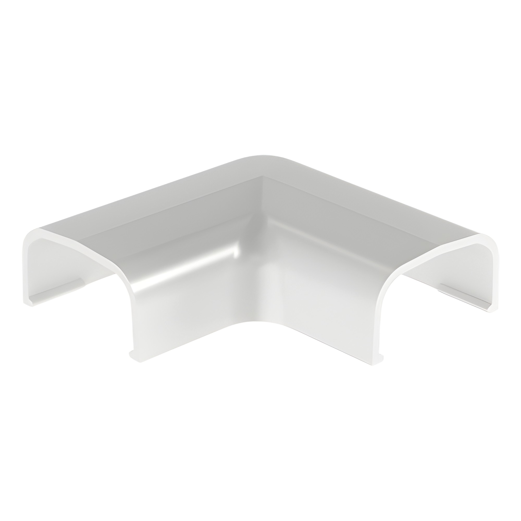 Conexión en ángulo recto "L", para uso con canaleta LD5, material ABS,