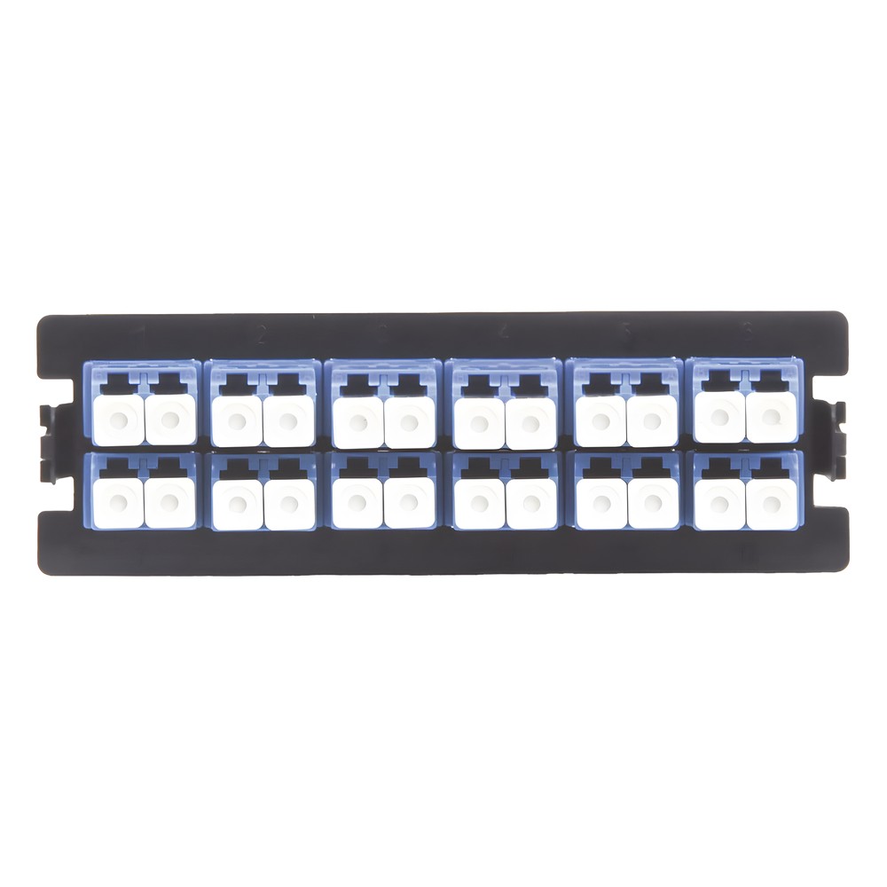 Placa Acopladora para Distribuidor de Fibra Óptica LP-ODF-8024, Incluy