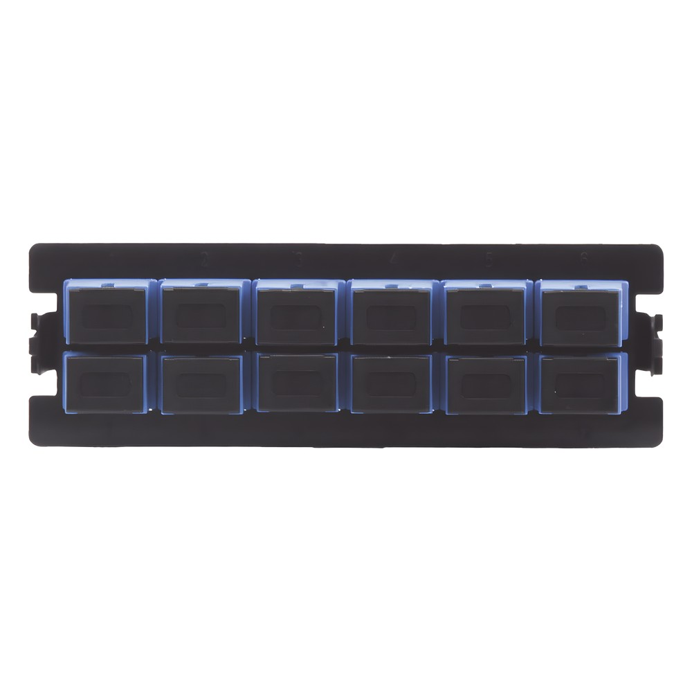 Placa Acopladora para Distribuidor de Fibra Óptica LP-ODF-8024, Incluy