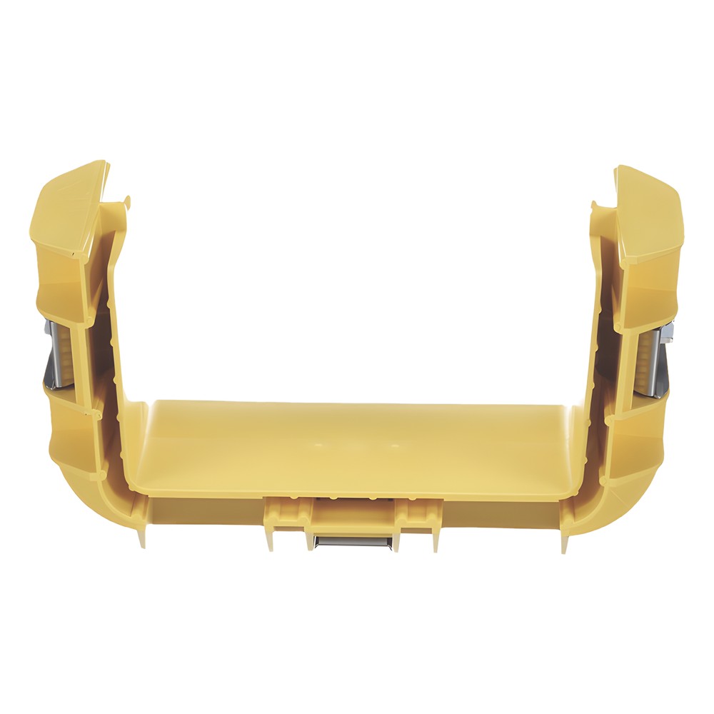 Union Recta "Cople", Para Canaleta FiberRunner™ 6X4, Color Amarillo