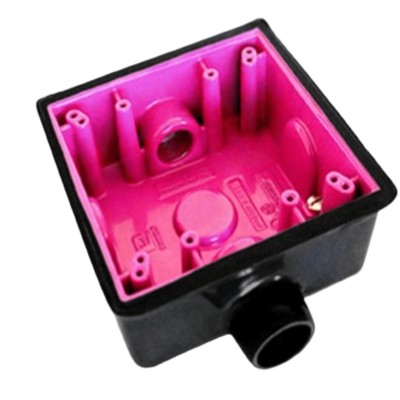Caja Cuadrada de 3/4" / Con Recubrimiento exterior de PVC e Interior P