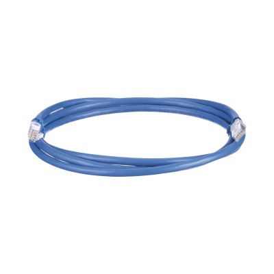 Cable de Parcheo UTP, Cat6A, 24 AWG, CM, Color Azul, 6.1 Metros (20 Pi