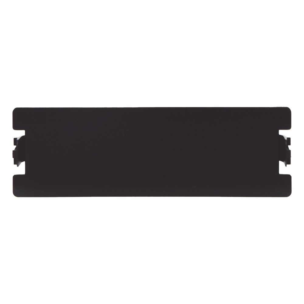 Placa Ciega Color Negro para Distribuidor de Fibra Óptica LP-ODF-8024