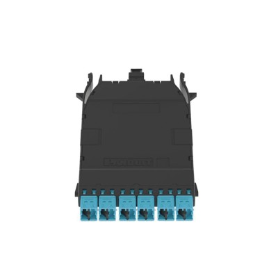 Cassette HD Flex Para 12 Fibras Multimodo OM4, de MPO a 6 Conectores L
