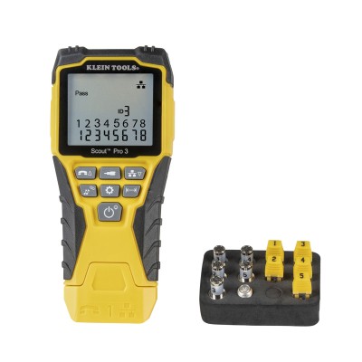 Kit Scout™ Pro 3 Probador de Cables de Voz (RJ11/12), de Datos (RJ45) 