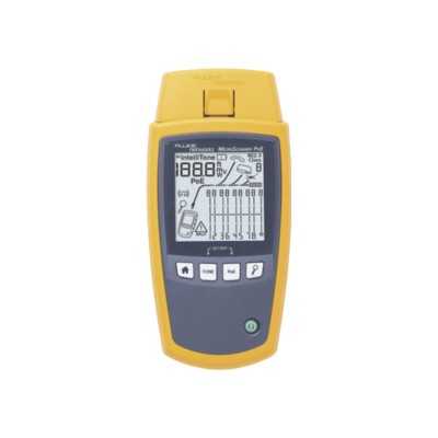 Verificador de Red MicroScanner PoE, para Comprobación de Redes de Voz