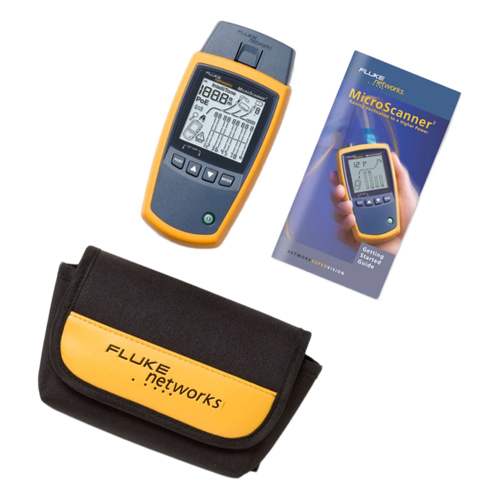 Verificador de Red MicroScanner2, para Comprobación de Redes de Voz, D