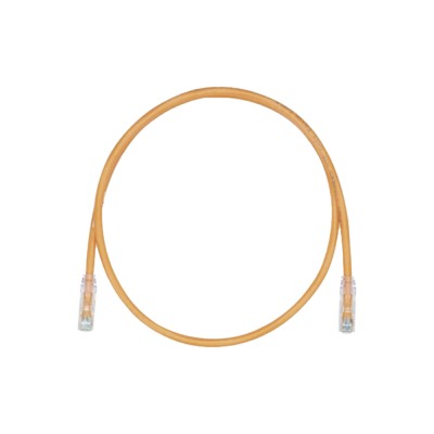 Cable de Parcheo, UTP Cat5e, Diámetro Reducido (28AWG), Color Naranja,