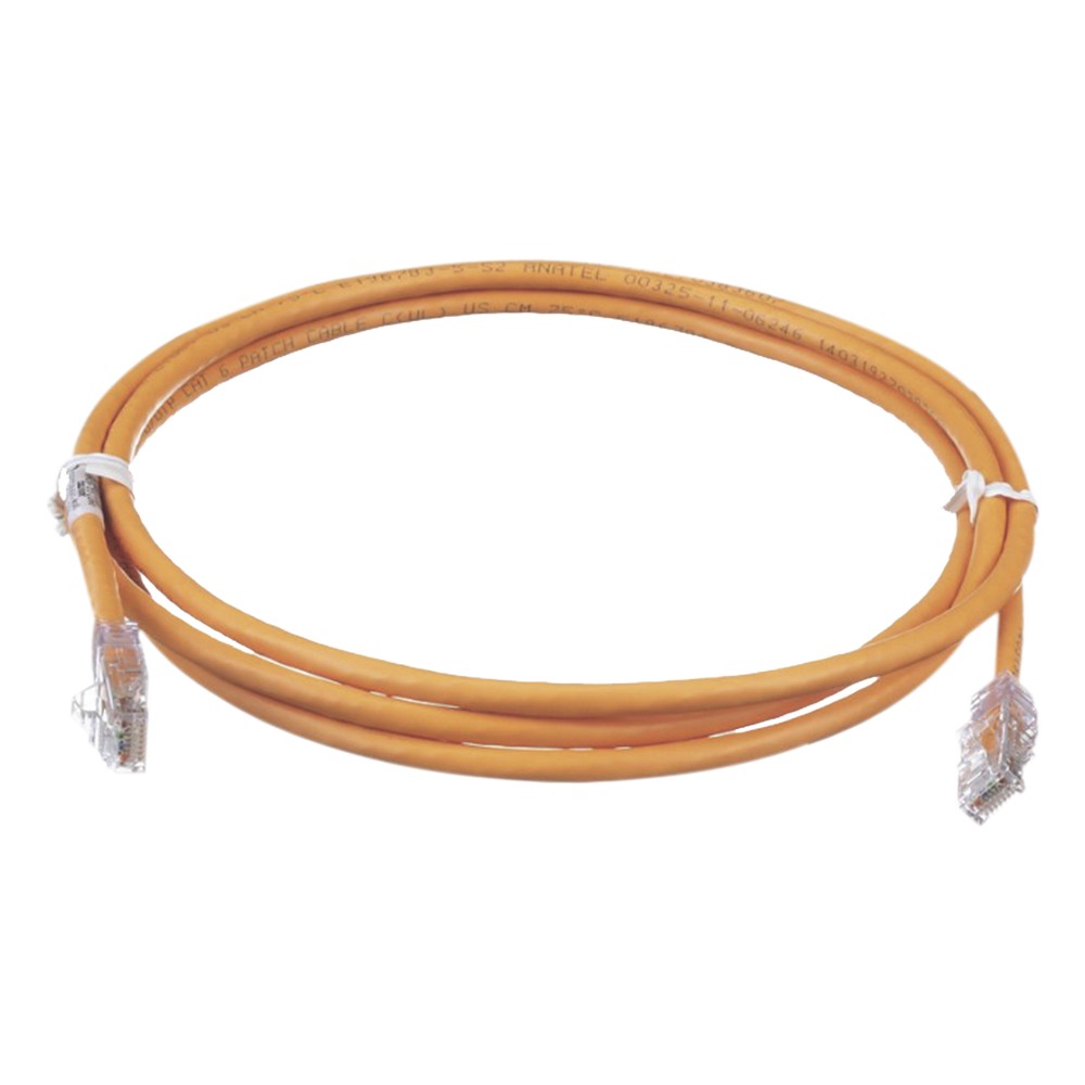 Cable de Parcheo TX6, UTP Cat6, 24 AWG, CM, Color Naranja, 1.52 Metros