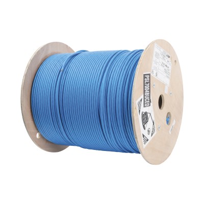 Bobina de Cable Blindado S/FTP de 4 Pares, Cat7, Inmune a Ruido e Inte