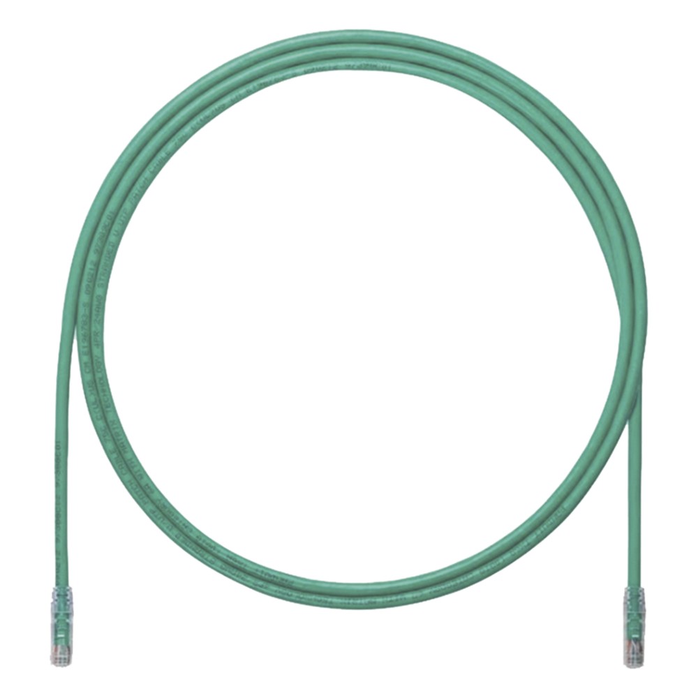 Cable de Parcheo UTP, Cat6A, 24 AWG, CM, Color Verde, 0.91 Metros (3 P