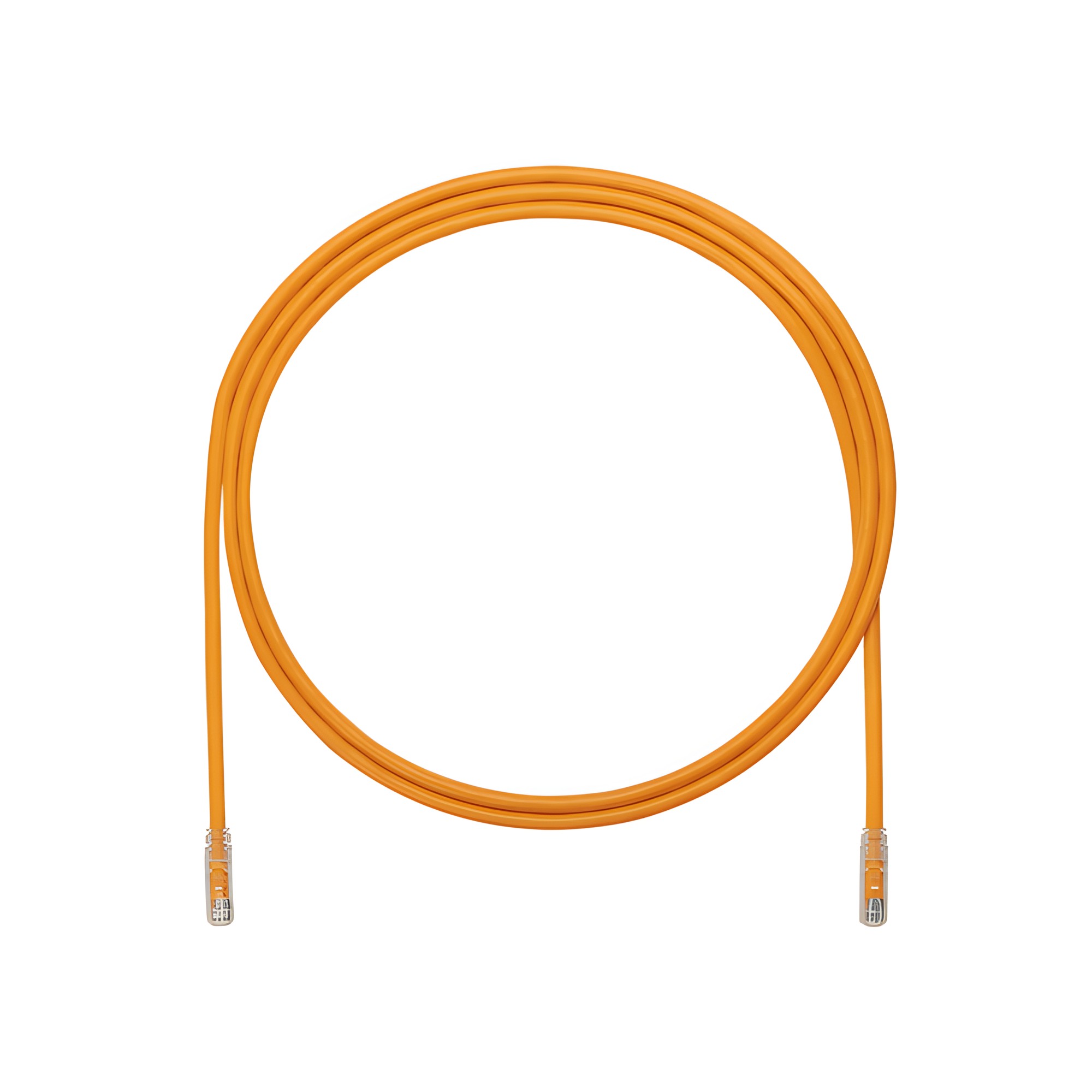 Cable de Parcheo UTP, Cat6A, 24 AWG, CM, Color Naranja, 1.52 Metros (5