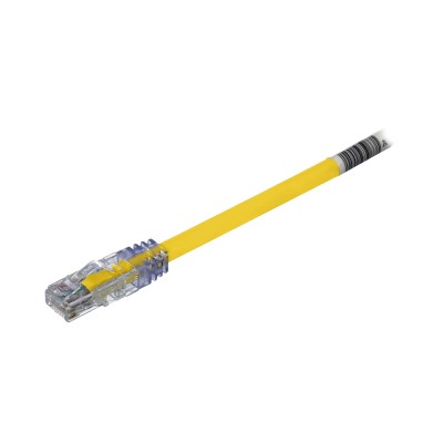 Cable de Parcheo UTP, Cat6A, 24 AWG, CM, Color Amarillo, 2.13 Metros (