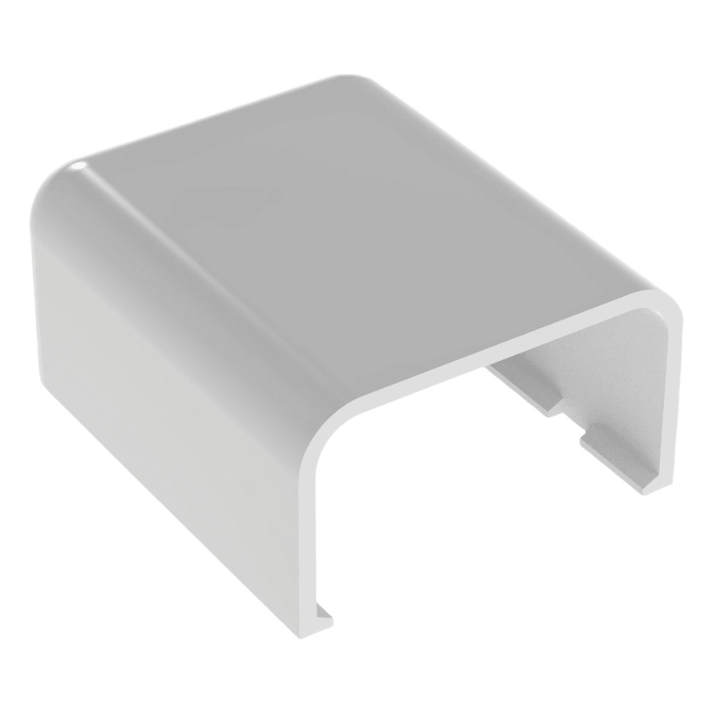 Tapa Final, para uso con canaleta LD10, material ABS, Color Blanco