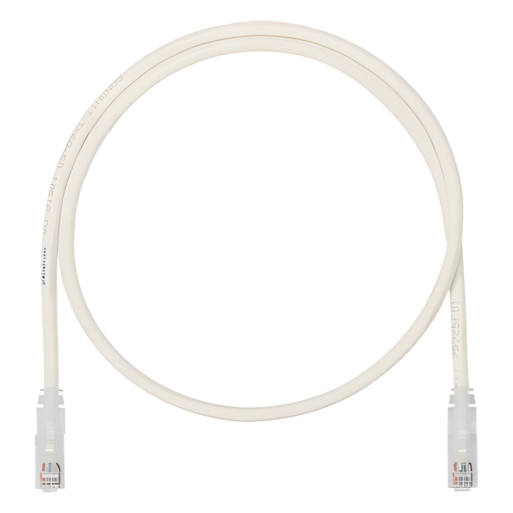 Cable de Parcheo UTP, Cat6A, 24 AWG, CM, Color Blanco, 4.57 Metros (15