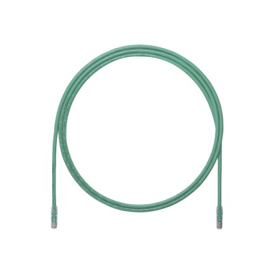 Cable de Parcheo UTP, Cat6A, 24 AWG, CM, Color Verde, 0.61 Metros (2 P