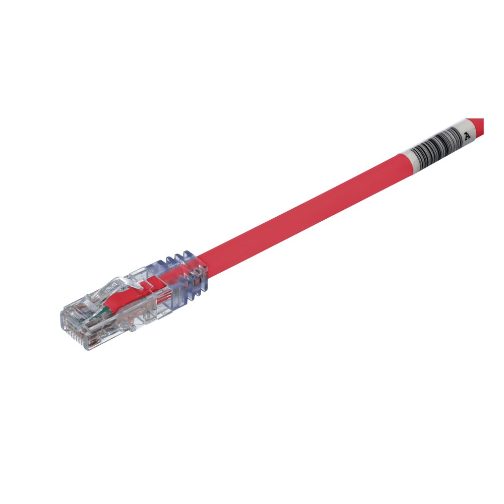 Cable de Parcheo UTP, Cat6A, 24 AWG, CM, Color Rojo, 7.62 Metros (25 P