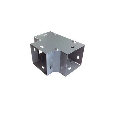 Derivación "T" horizontal 100 x 100 mm (3.94 x 3.94 pulg.), fabricado 