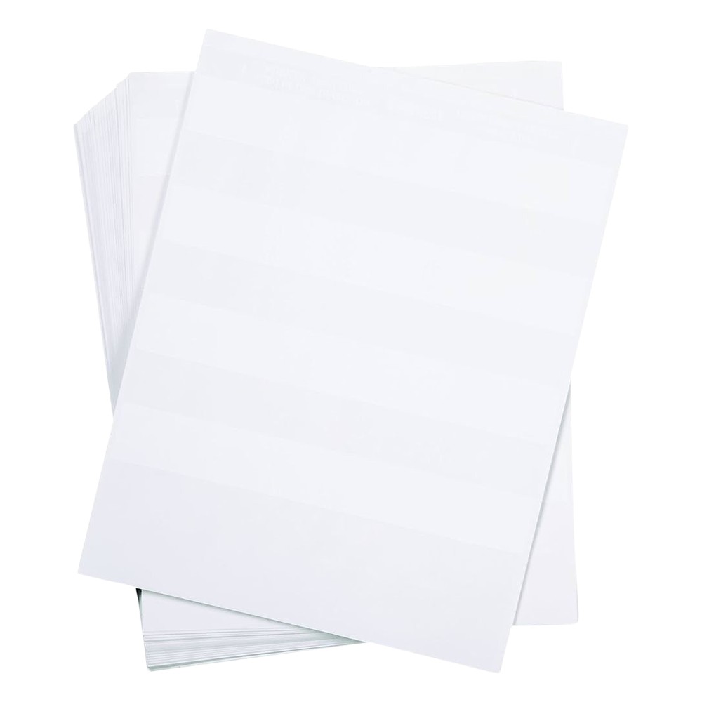 Hojas con 2500 Etiquetas Auto-Laminadas para Impresora Láser/Inyección