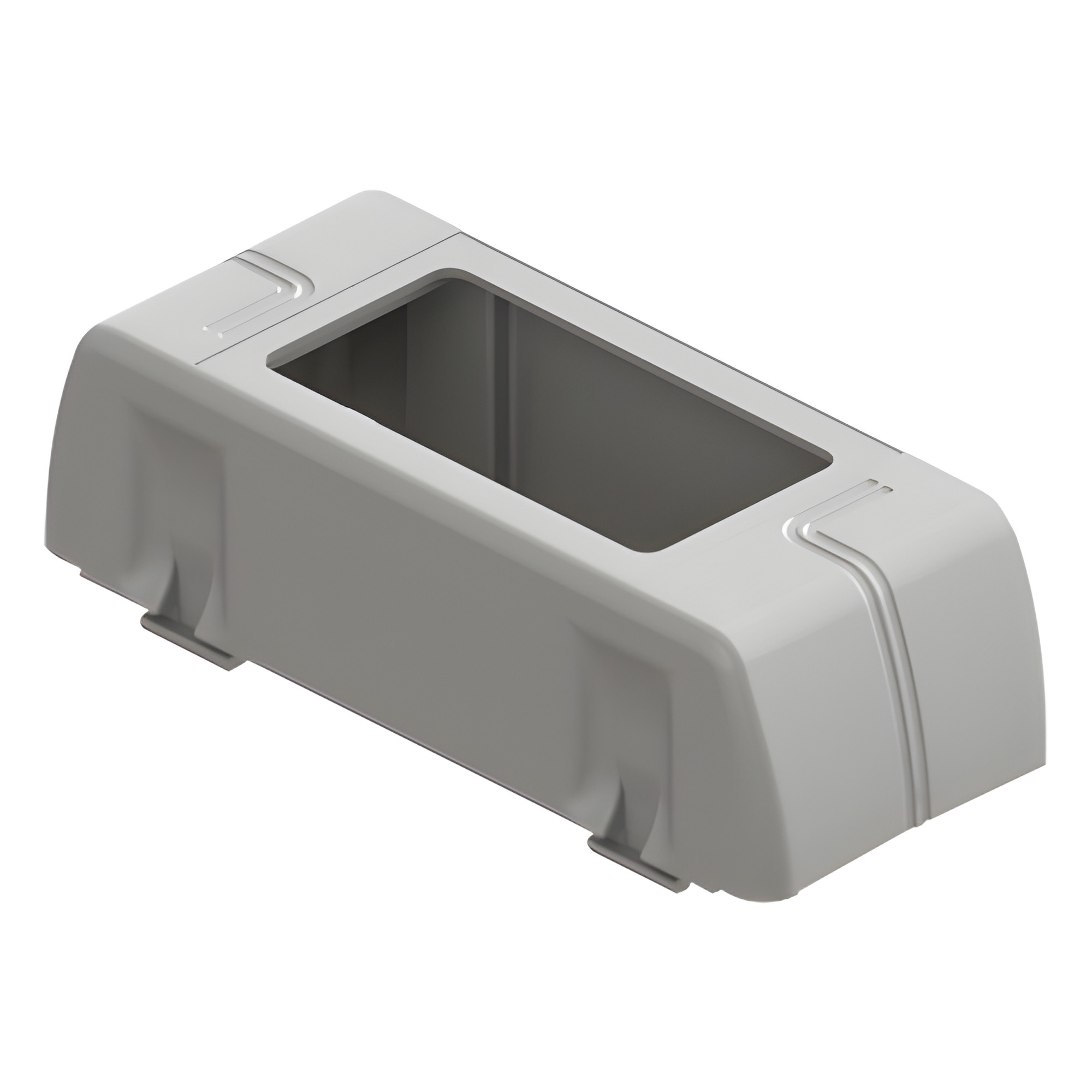 Porta equipamiento linea X rectangular para canaleta DX10000.00